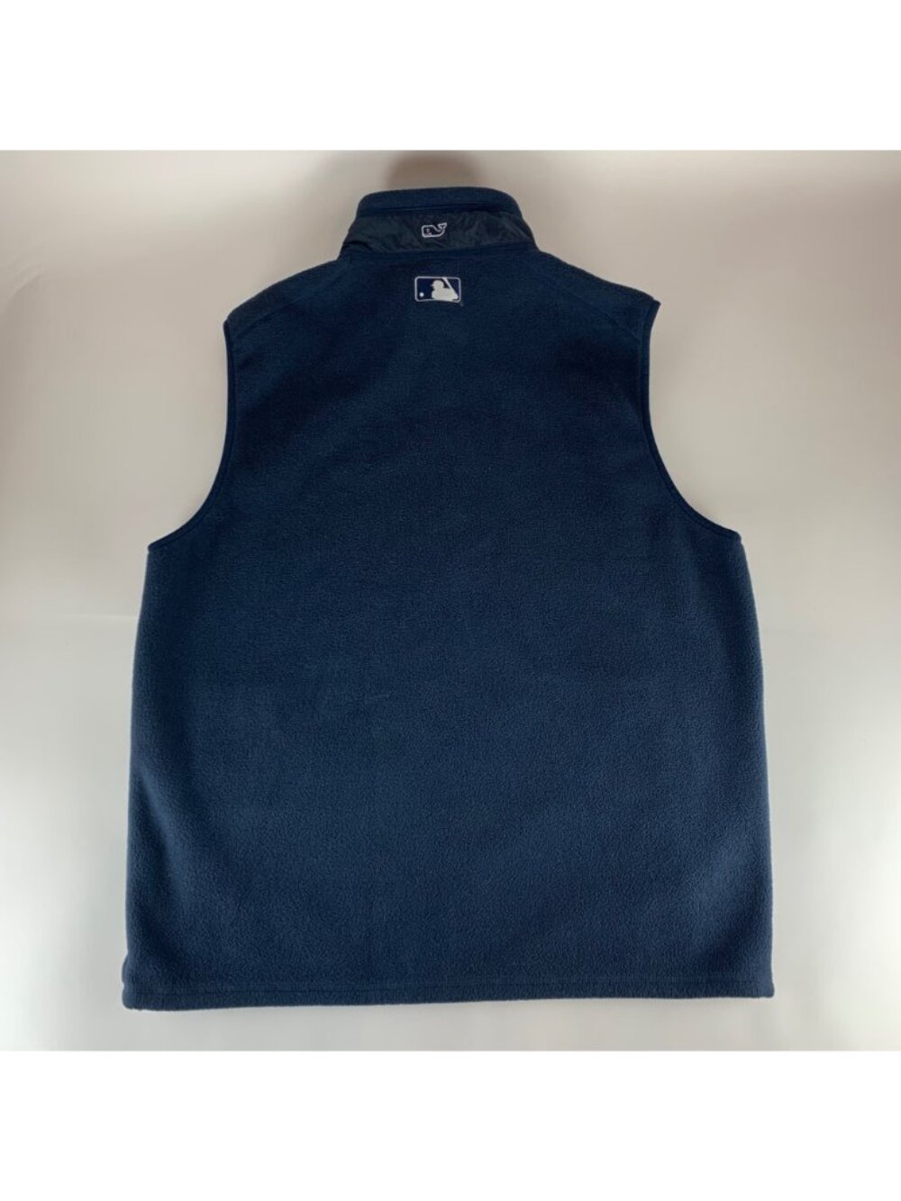Vineyard Vines Navy Blue Major League Baseball Fleece Full Zip Vest Mens Large - Picture 4 of 6